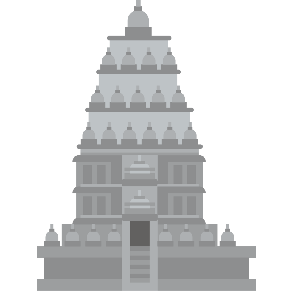A temple with a tower in the middle png
