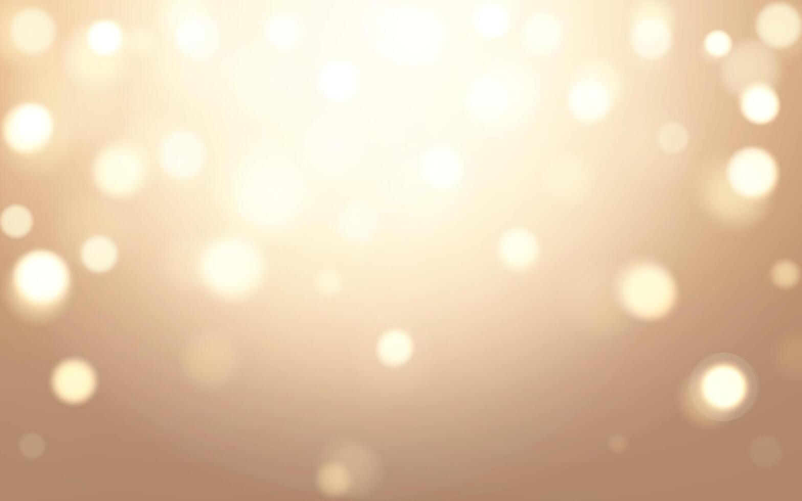 Golden Glow Bokeh. Warm Radiance of Light, Background decoration vector