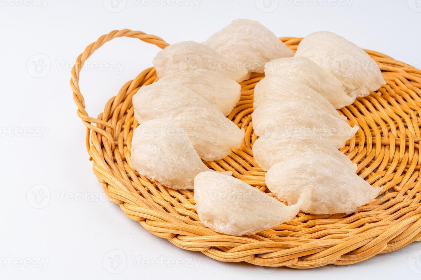 Raw edible birds nest materials for tradition chinese medicine. Swallow nest the traditional chinese delicacy. photo
