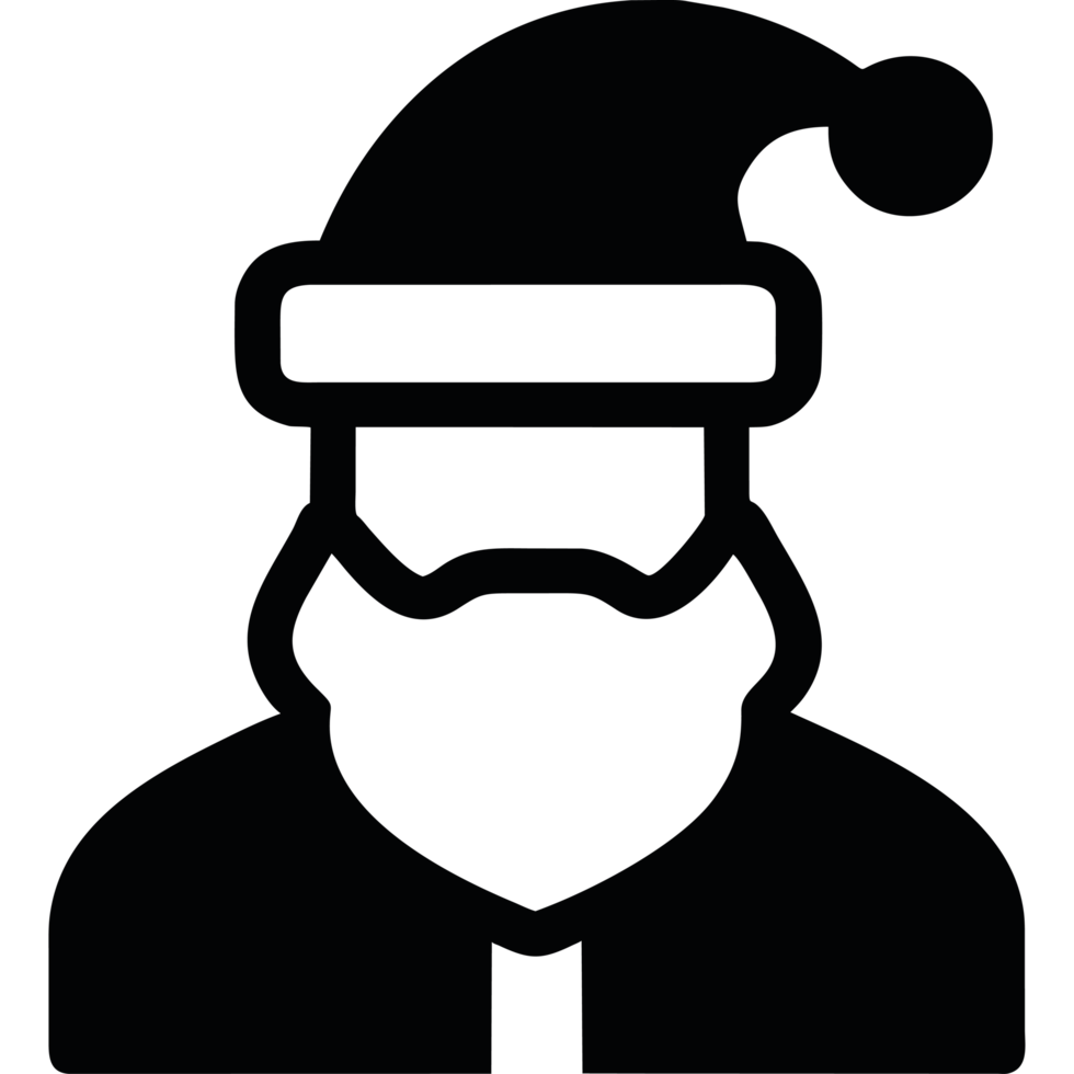 Santa claus avatar icon png