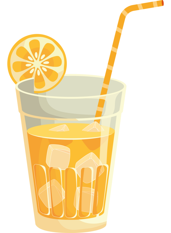 Orange juice drink clipart png