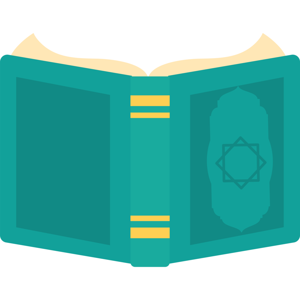 An open book with a star on it png