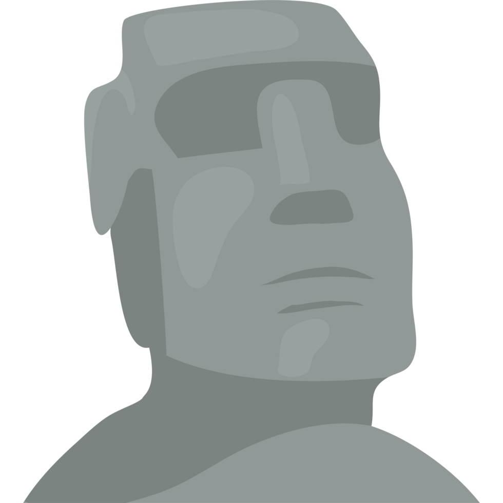 Moai statue clip art png