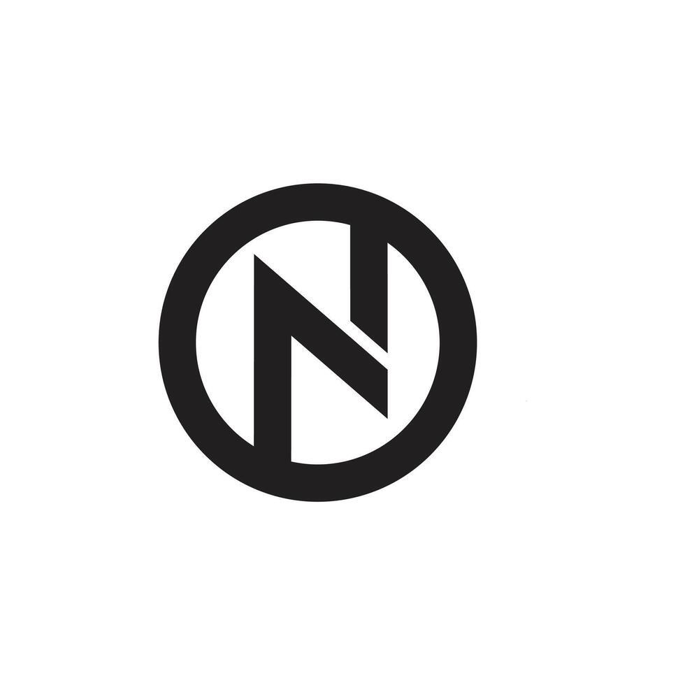 N letter logo, N monogram logo premium logo vector