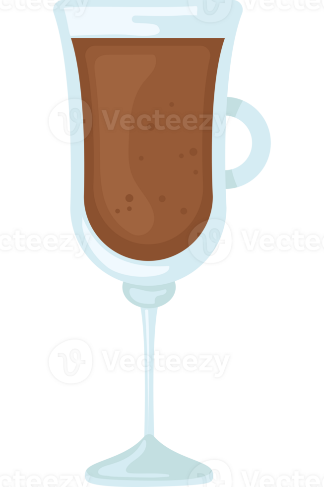 A cup of coffee with a white background png