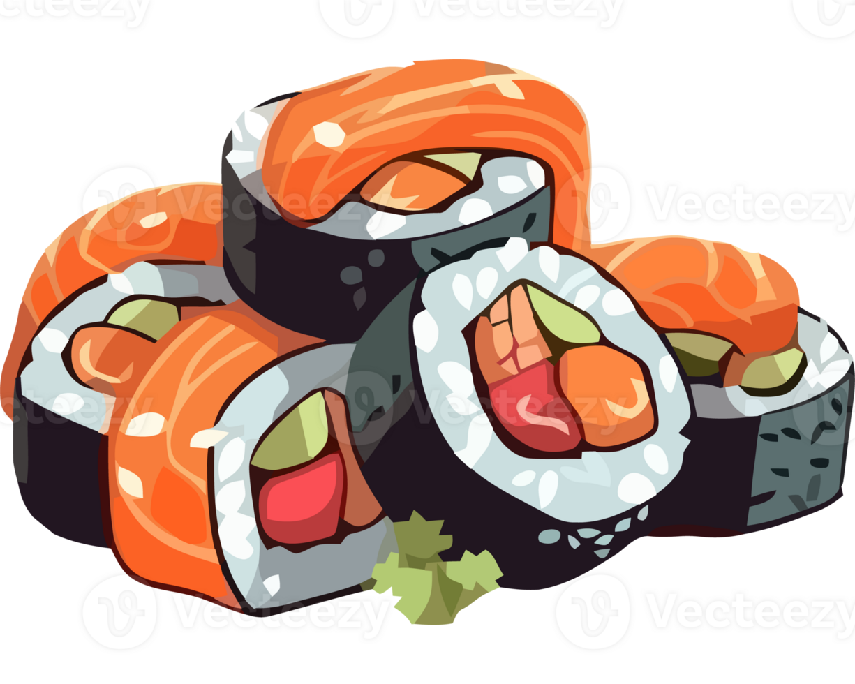 Sushi roll transparent png