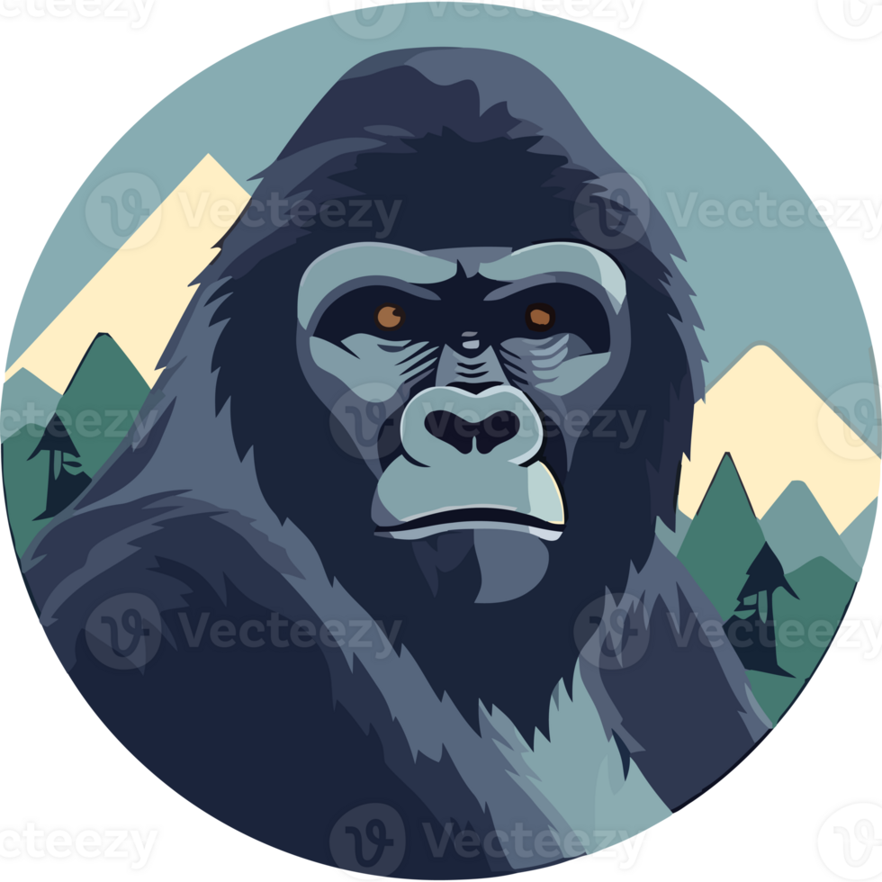 Gorilla icon for your app png