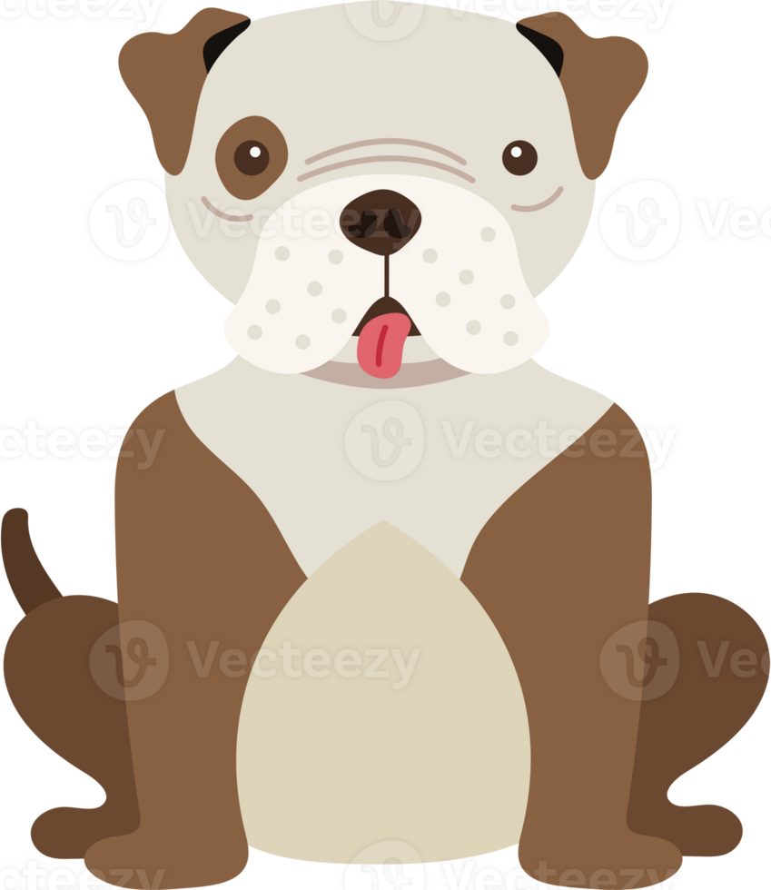 An image of a dog with its tongue out png