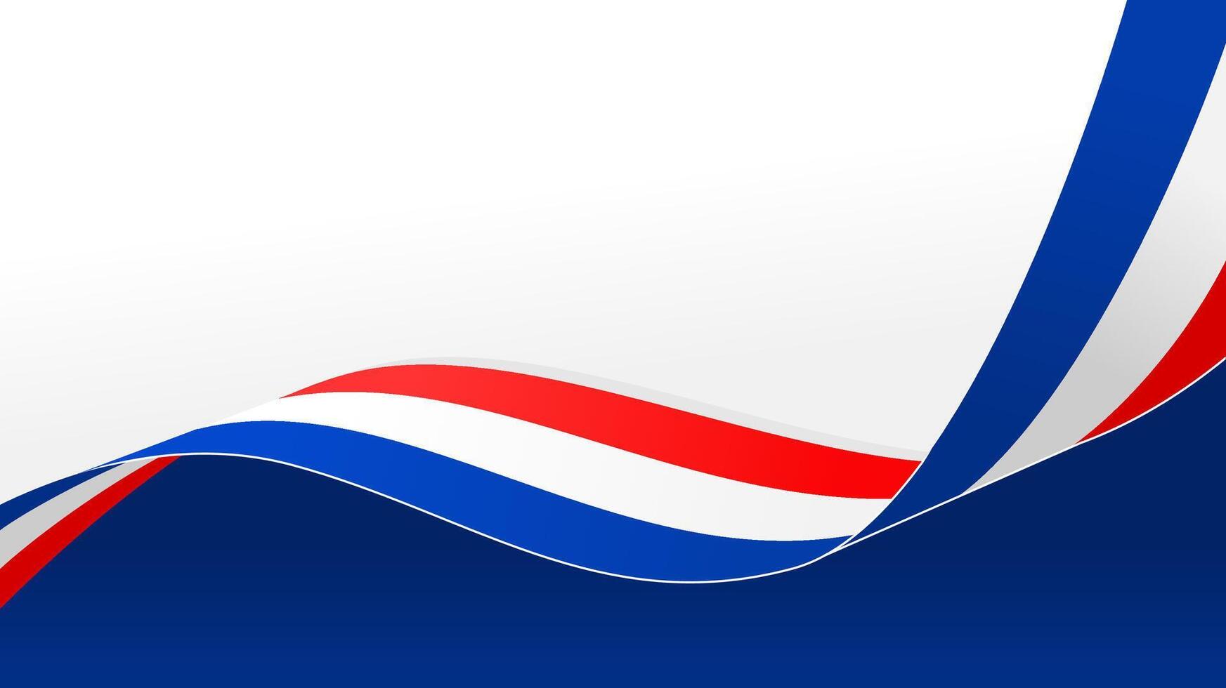 wavy netherlands flag background with copy space for text. netherlands national day vector