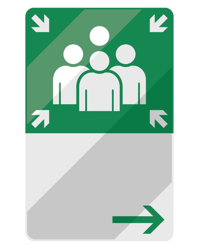 Sign of meeting point vector