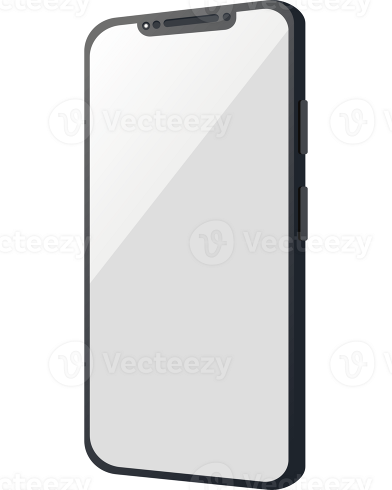 An iphone with a screen on it png