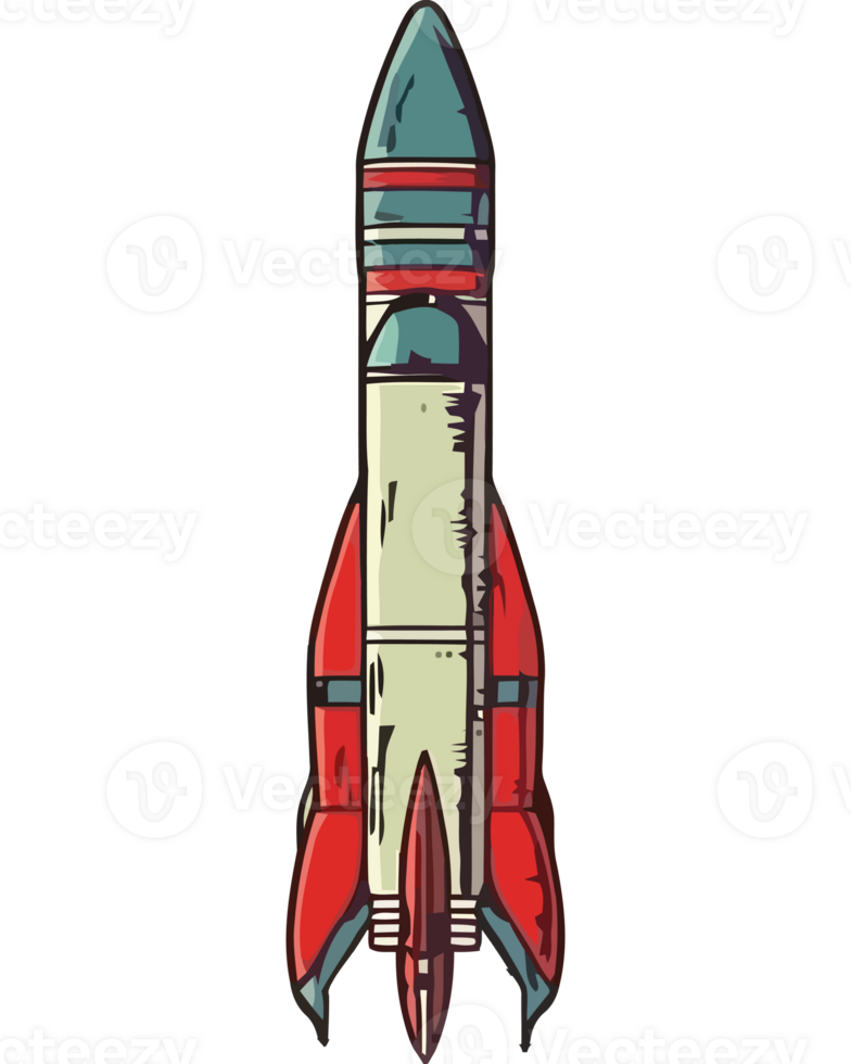 Rocket ship illustration png