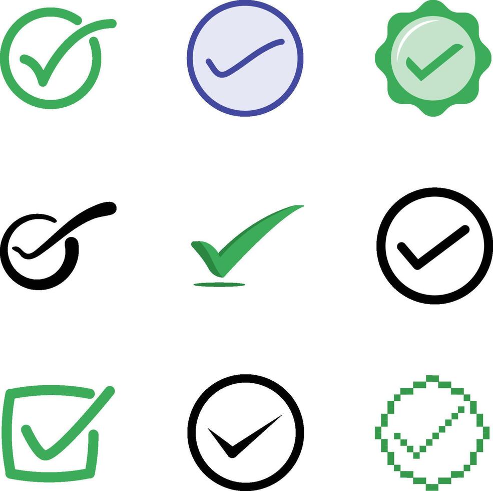 Check icon stock vector