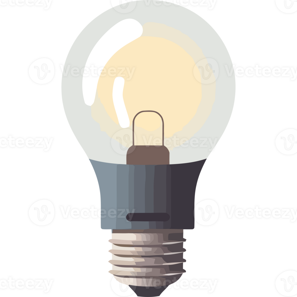 An illustration of a light bulb png