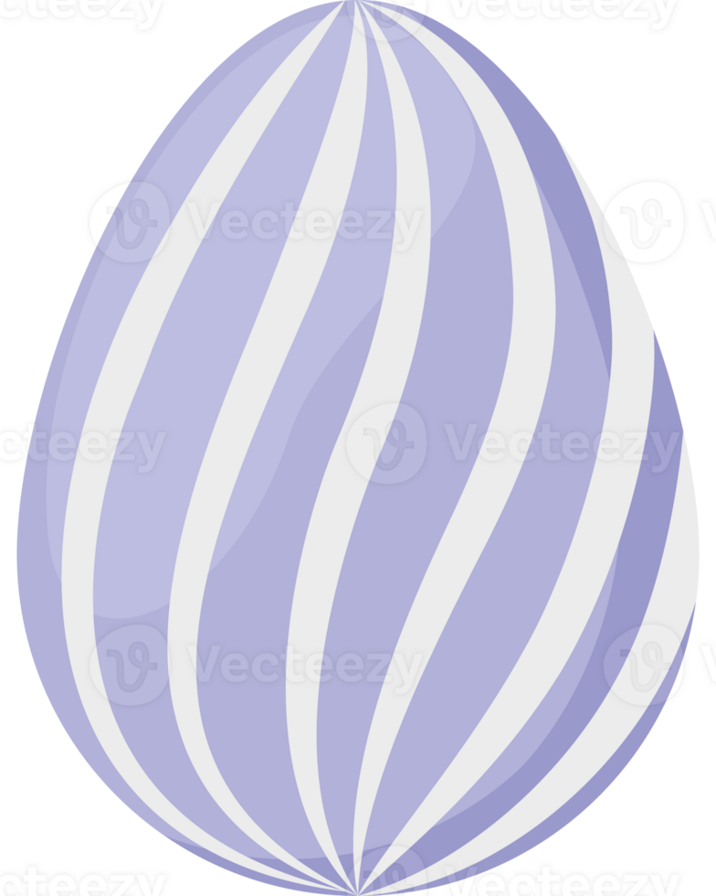 A purple and white striped egg png