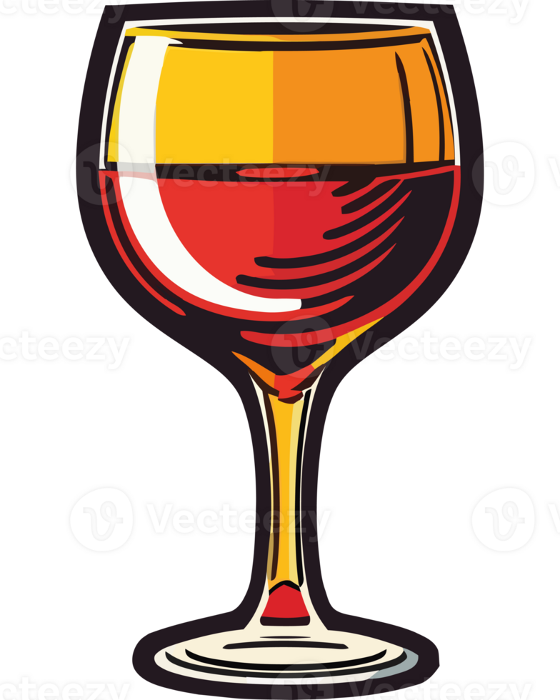 A wine glass with red liquid in it png