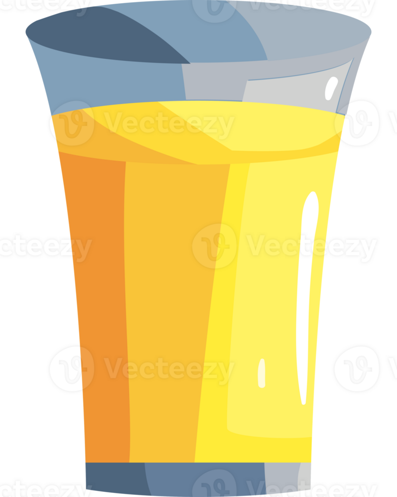 Orange juice in a glass png