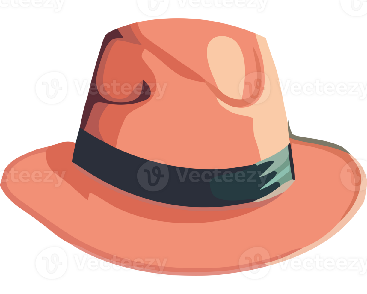 A hat with a black band on it png