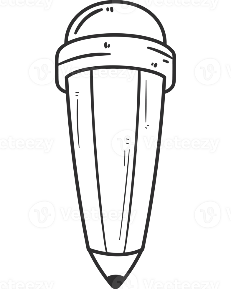 A black and white drawing of a light bulb png