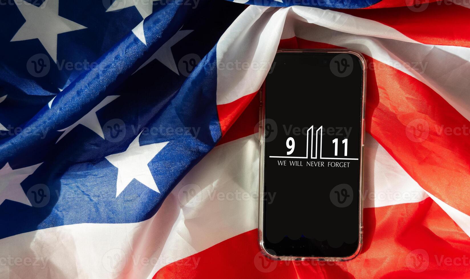 Always Remember 9 11, september 11. Remembering, Patriot day. The Twin towers representing the number eleven. We will never forget, the terrorist attacks photo