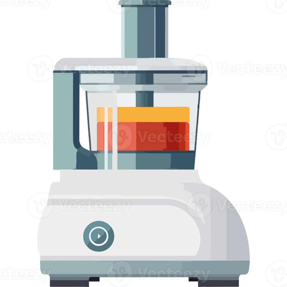 A food processor with a red liquid inside png