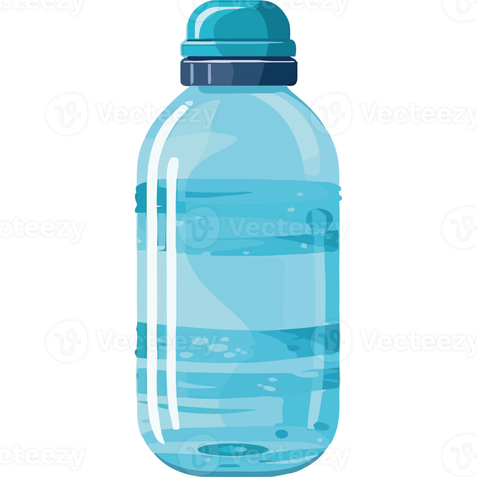 A water bottle with a lid on it png