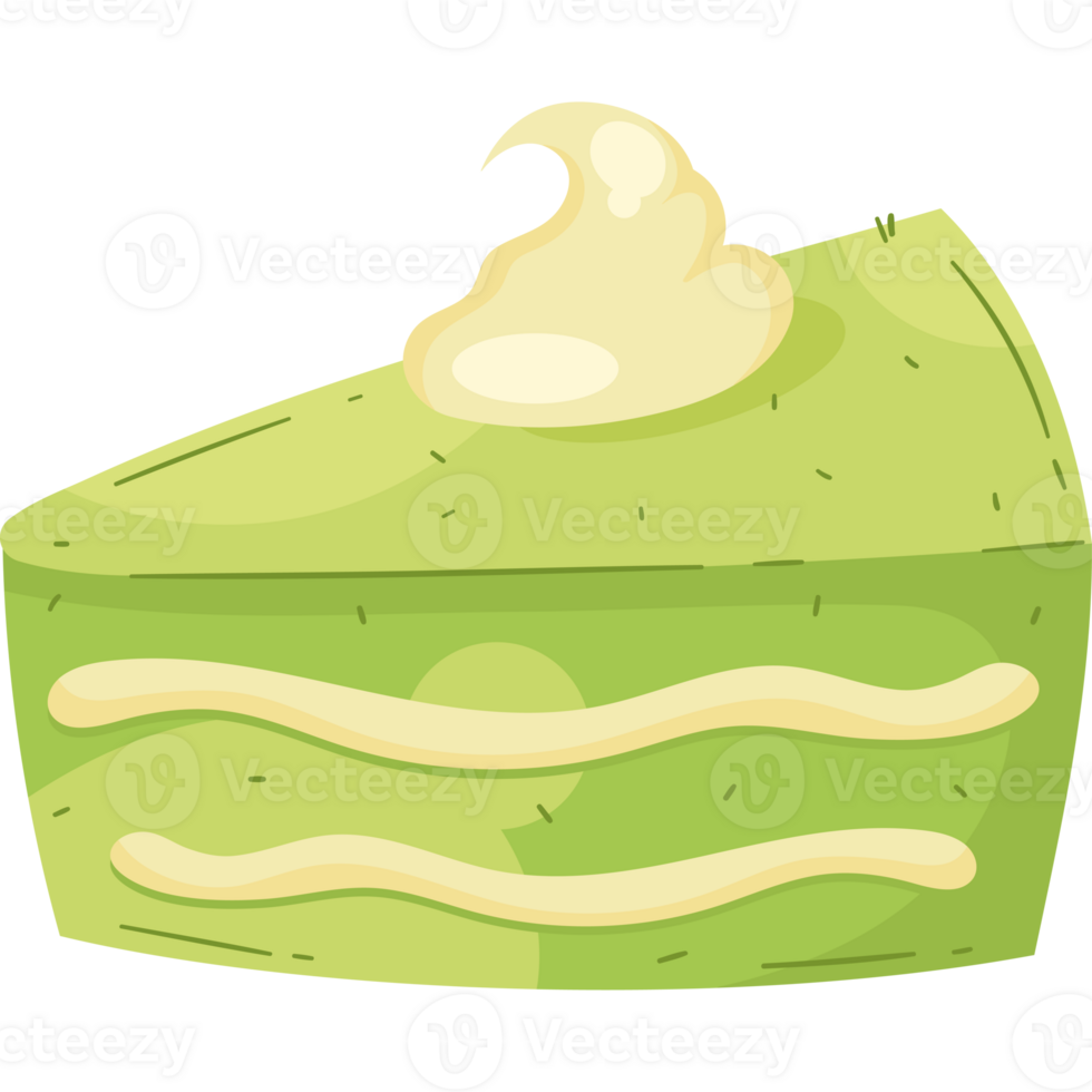 A slice of cake with cream on top png