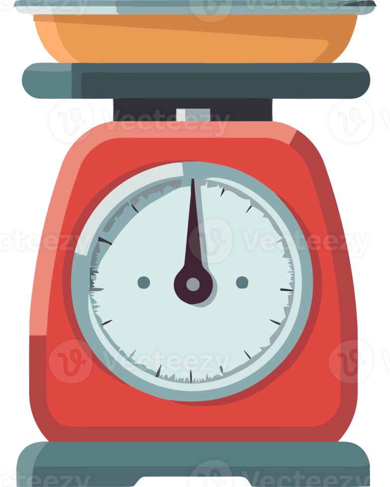 An illustration of a kitchen scale png