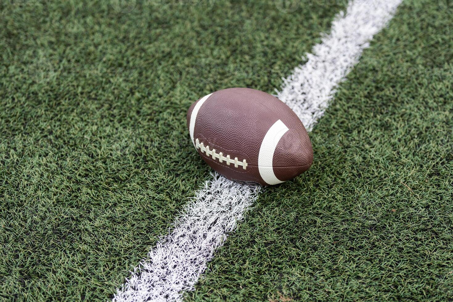 American football on the line photo
