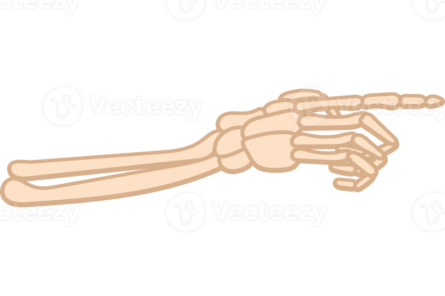 A hand pointing at something png