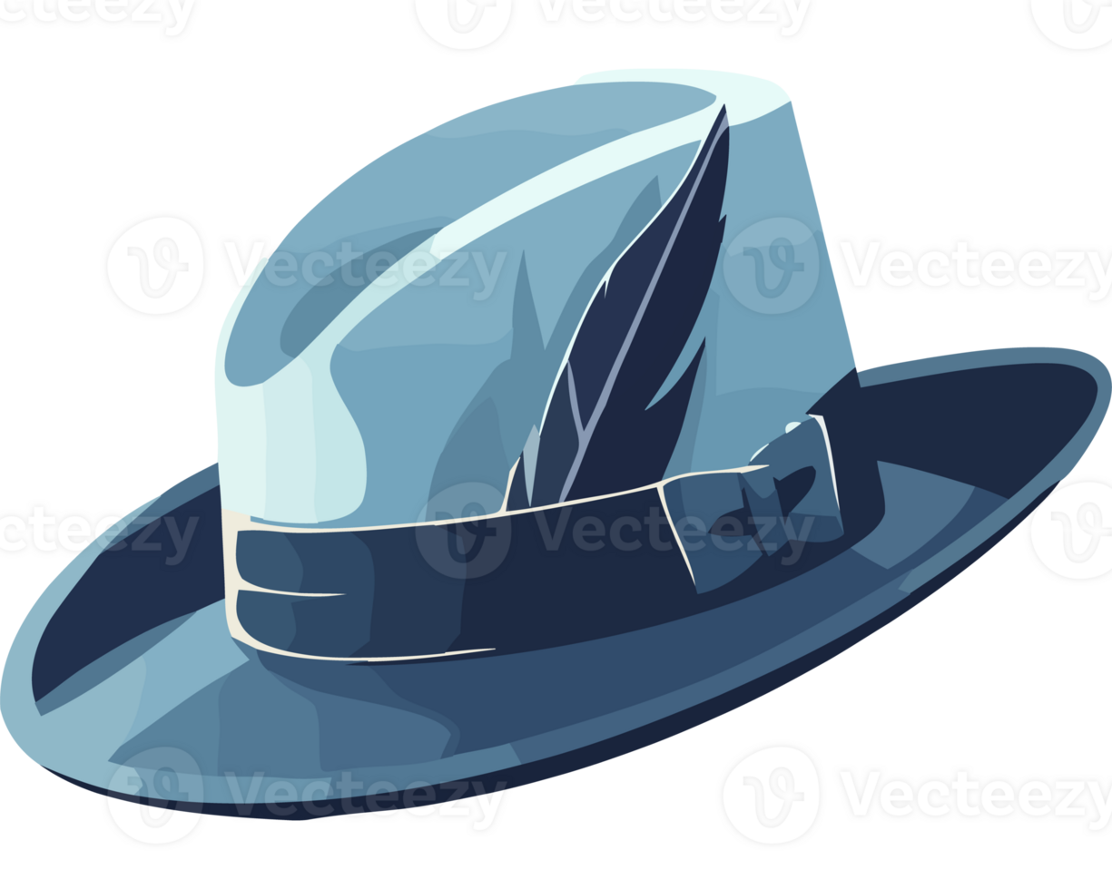 A hat with a feather on it png