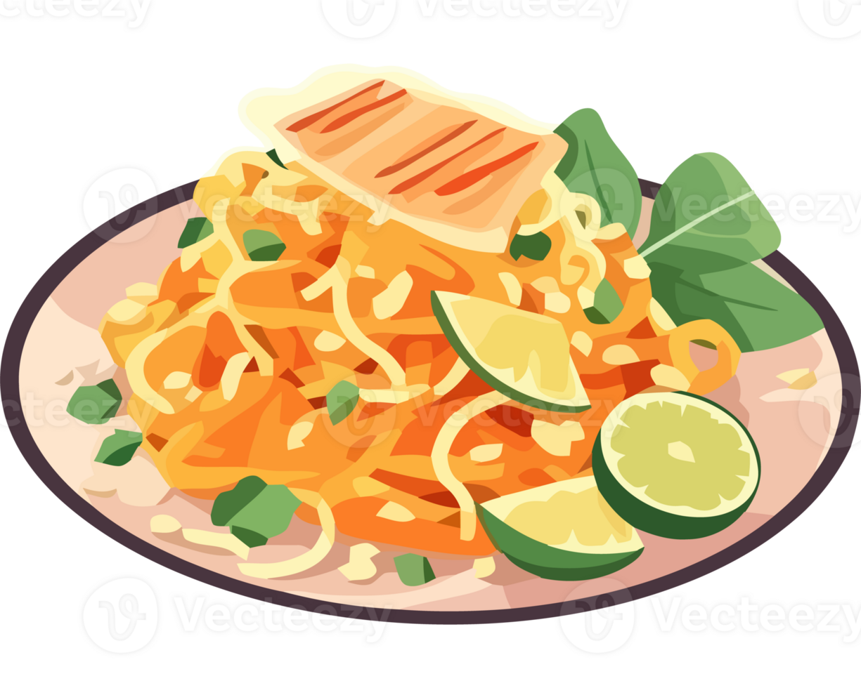 A plate of noodles with lime slices and cheese png