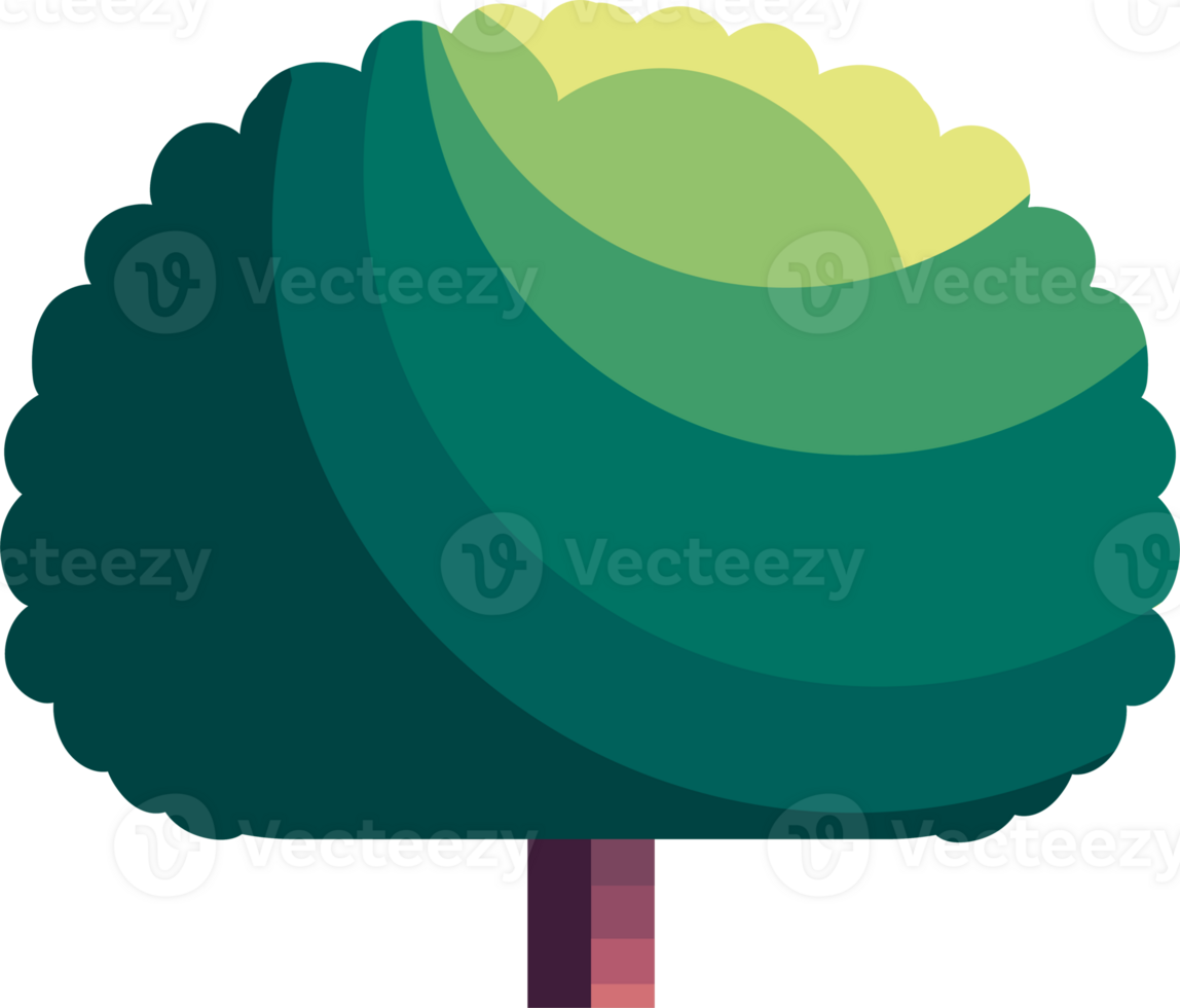 Tree icon in flat style png
