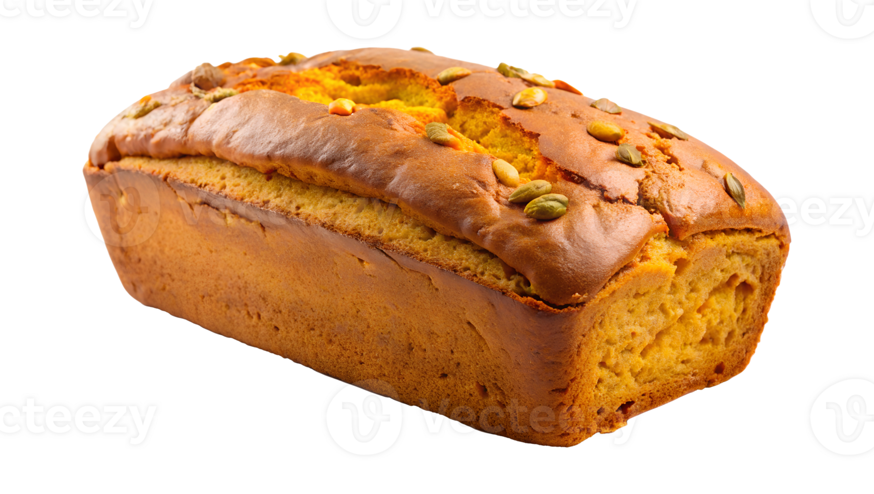Freshly baked loaf with nuts ready for serving transparent png