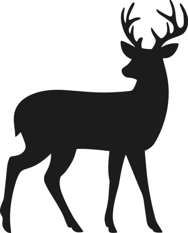 Majestic Deer Silhouette vector