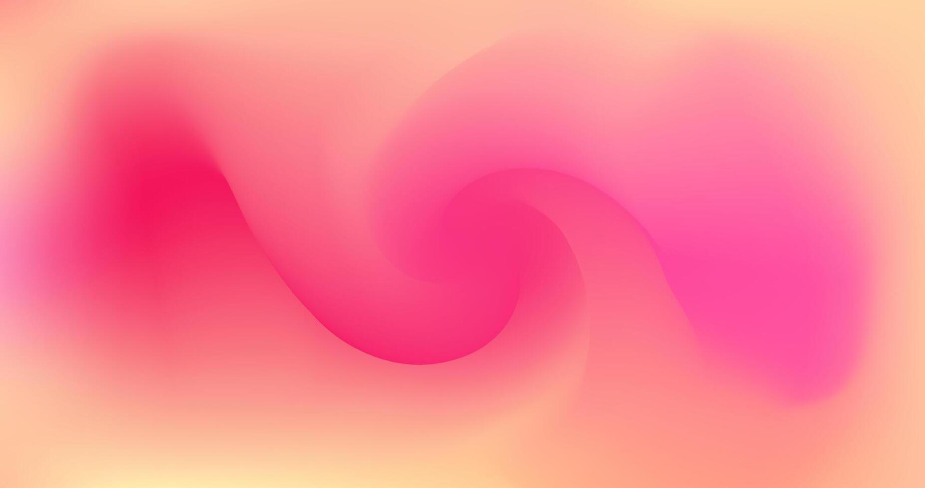 abstract pink and yellow swirl background vector