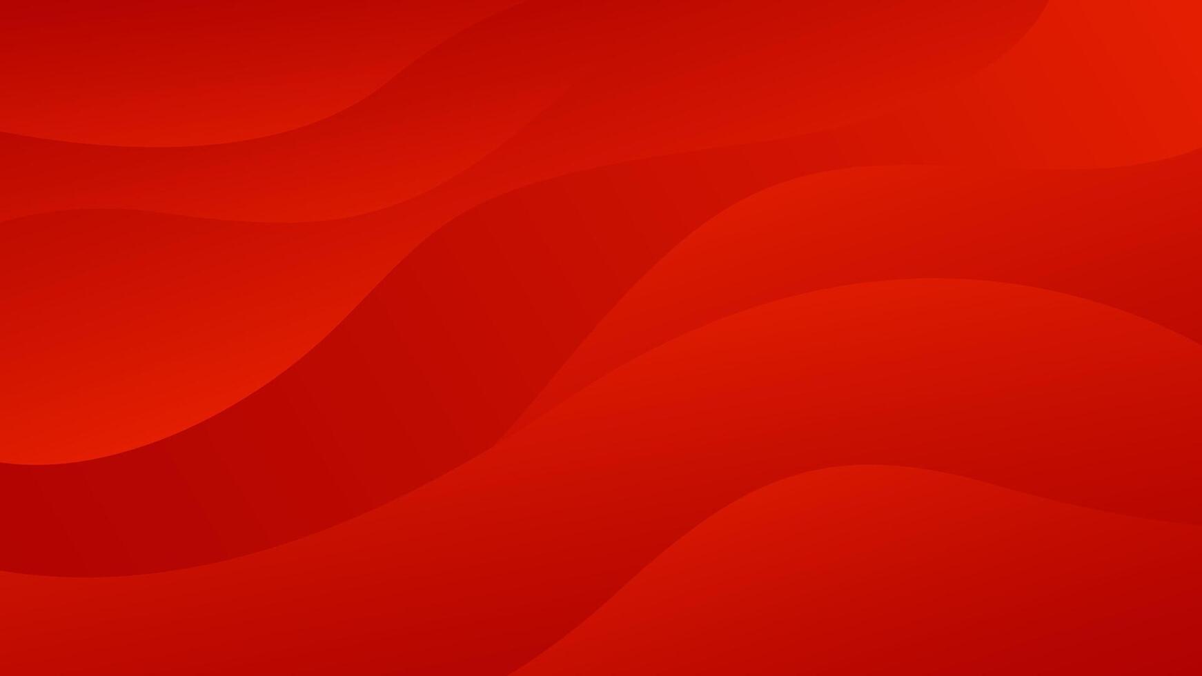 Abstract red wavy background, modern dynamic wallpaper, illustration vector