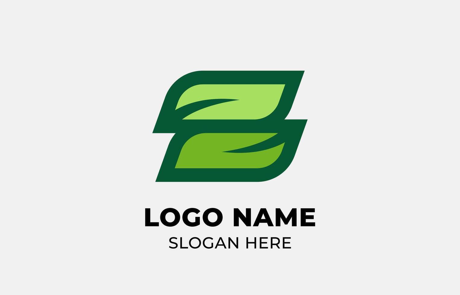 Logo Leaf symbols and Letter Z. Template design Nature, tree, go green and growth concept with icon. Editable file vector