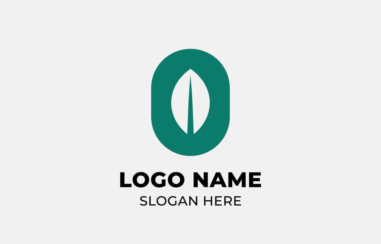 Logo Leaf symbols and Letter O. Template design Nature, tree, go green and growth concept with icon. Editable file vector