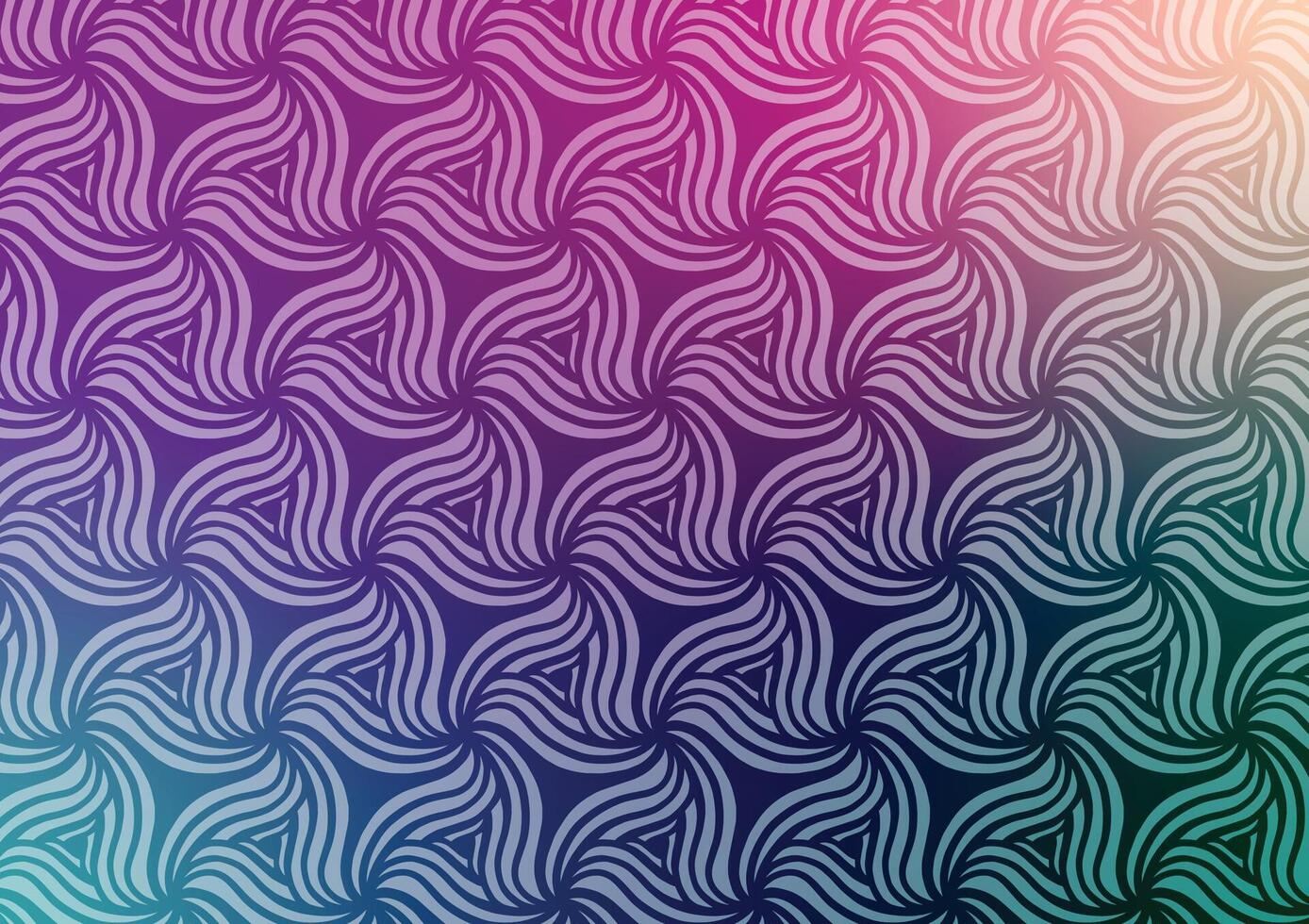 Purple line pattern blue flower presentation background vector