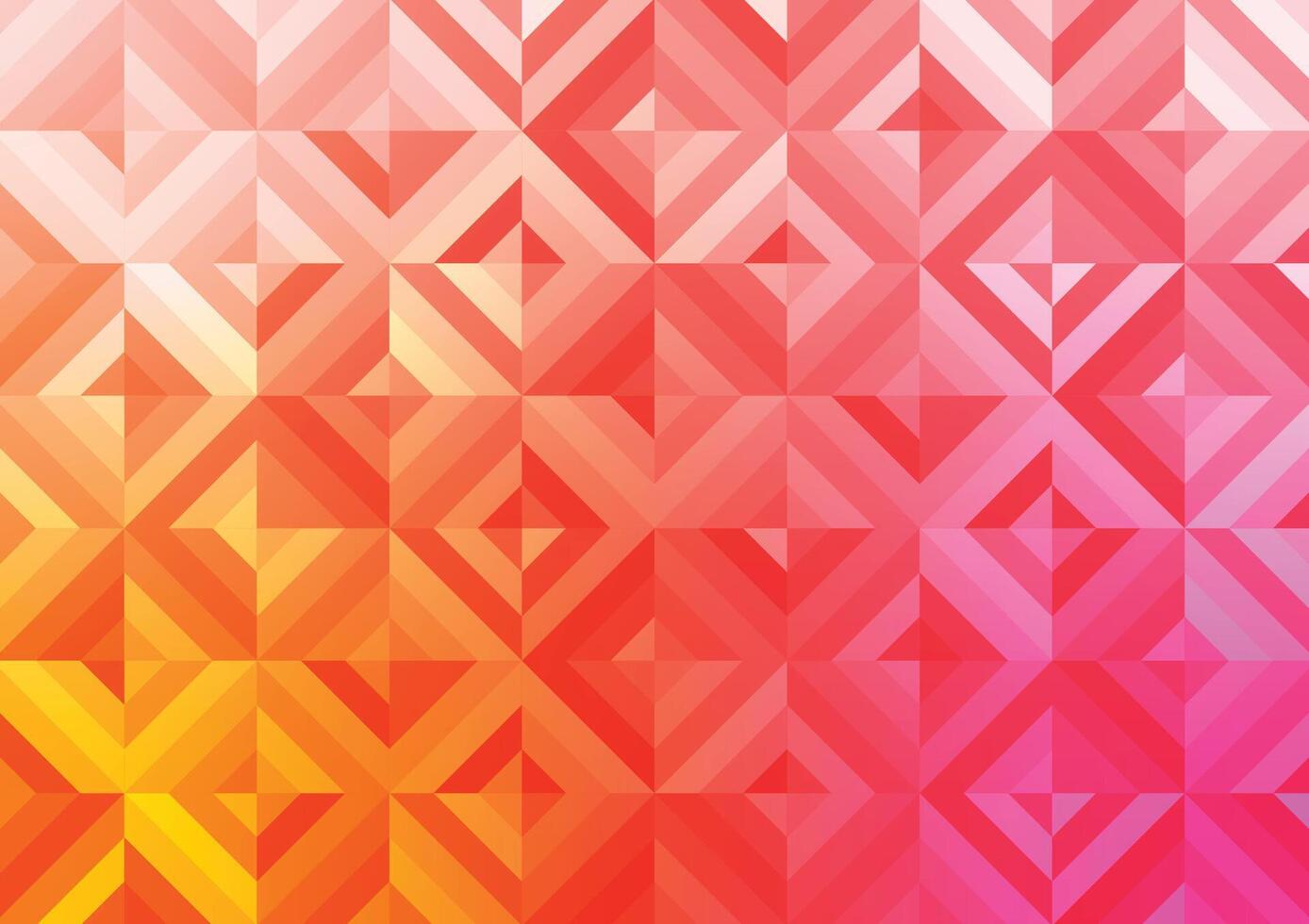Red graphic line square pattern abstract background vector