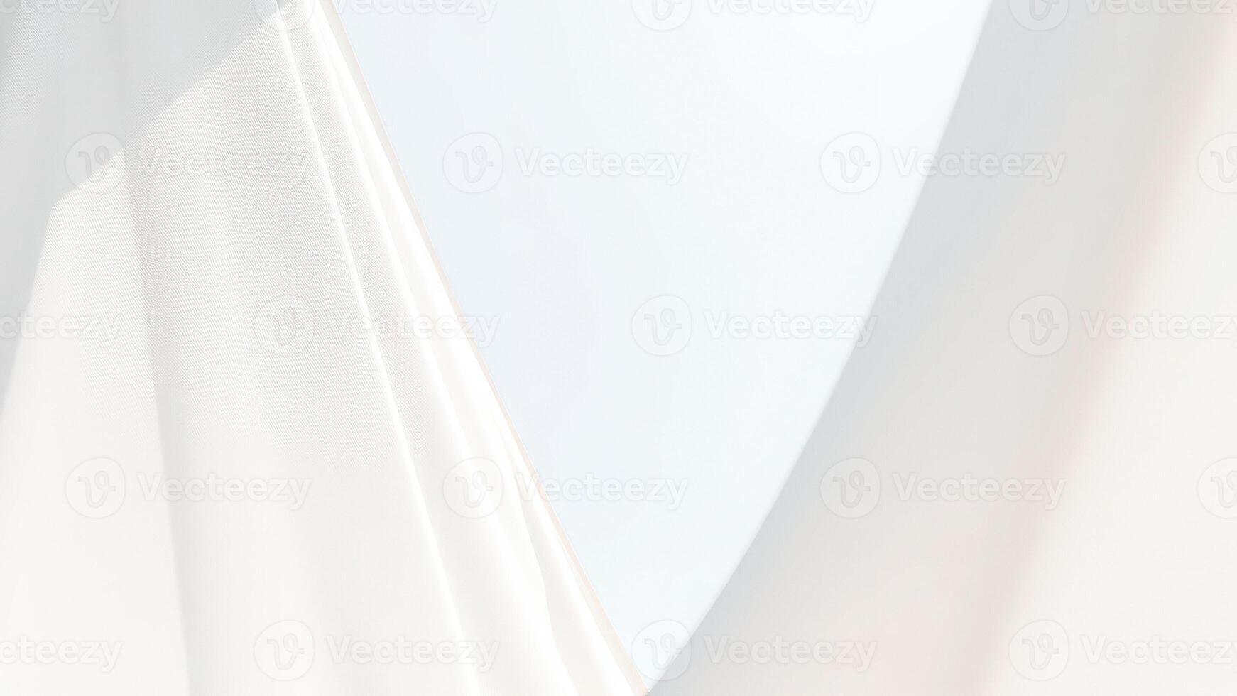 Abstract white background with soft folds and texture photo
