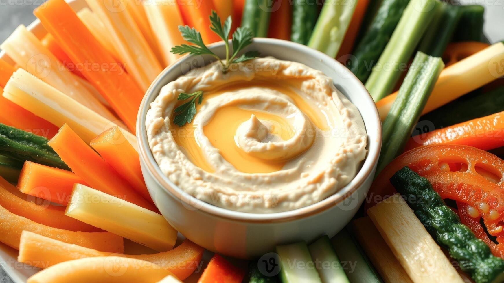 Hummus with Veggies photo