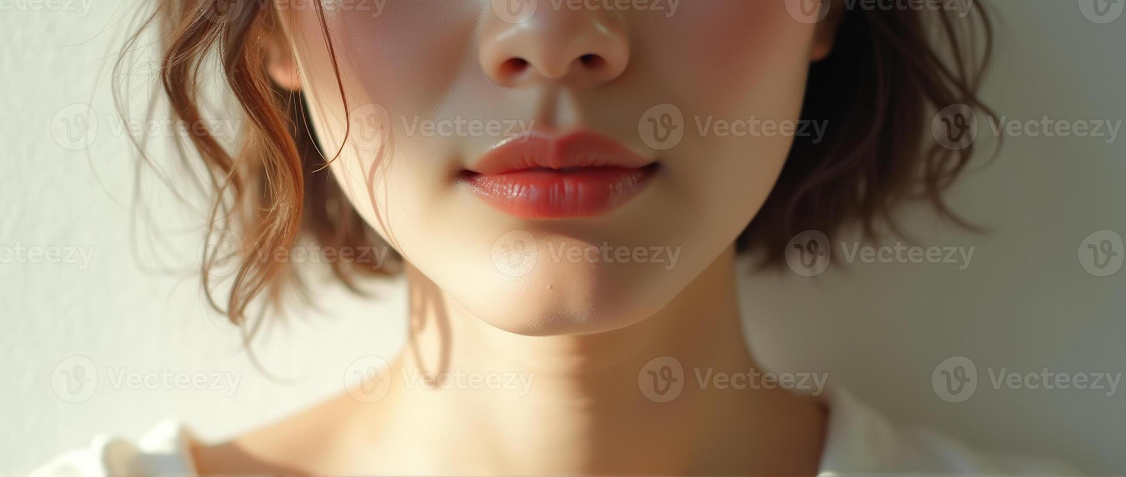 Close-up of a Woman's Lips photo