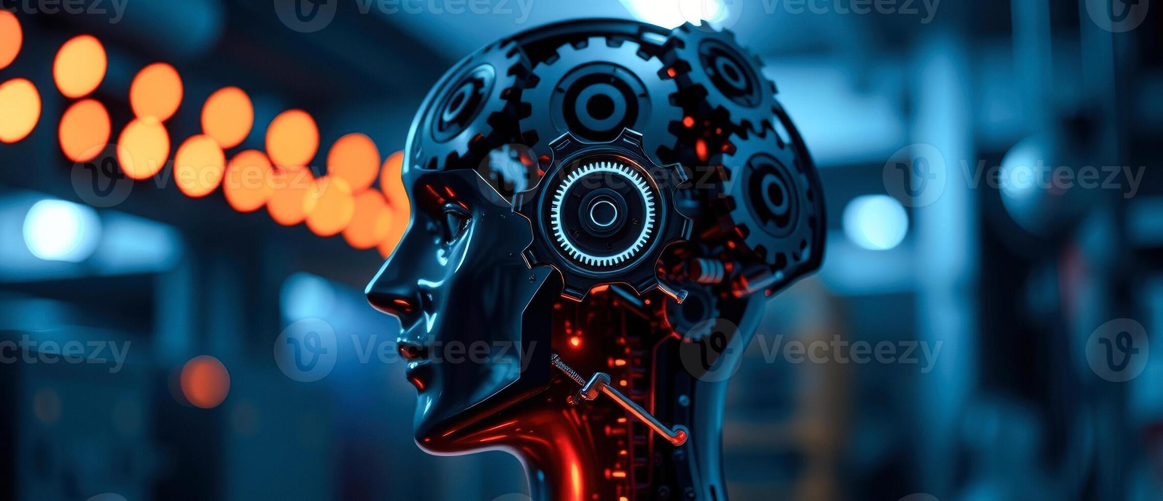 Robotic Head with Gearing Mechanism photo
