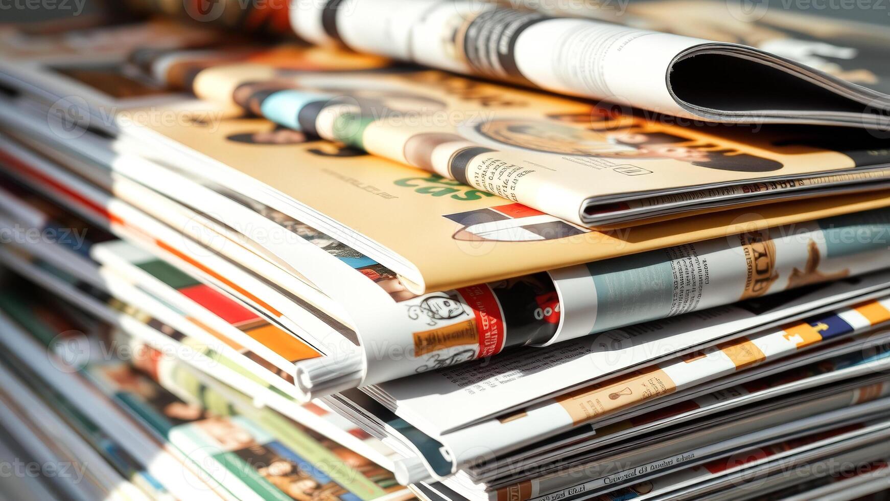 Stack of Magazines photo