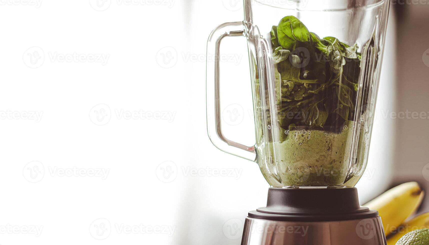 Green Smoothie in a Blender photo