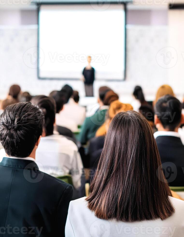 Audience Listening To Presentation photo
