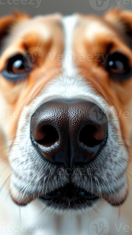 Close Up of a Dog's Nose photo