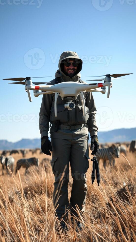 Drone Photography in the African Savanna photo